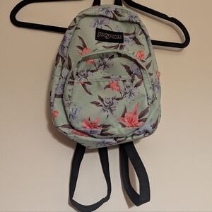 Jansport half pint mini backpack - Vintage Irises Pattern